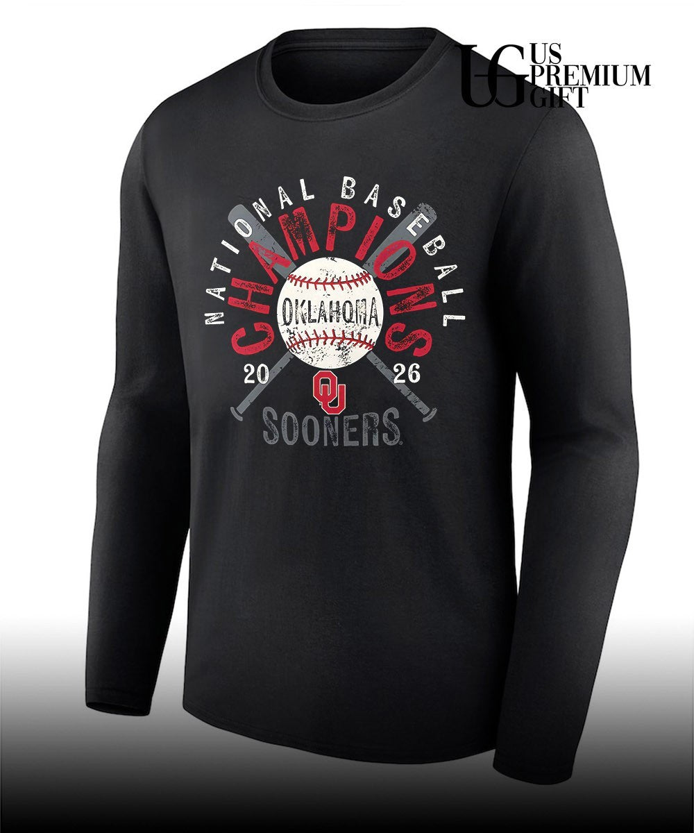 Oklahoma Sooners NCAA Baseball National Champions 2026 shirt Unisex