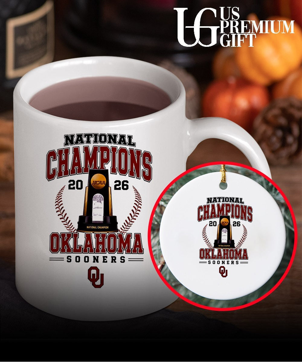 Oklahoma Sooners NCAA Baseball National Champions 2026 trophy shirt Unisex