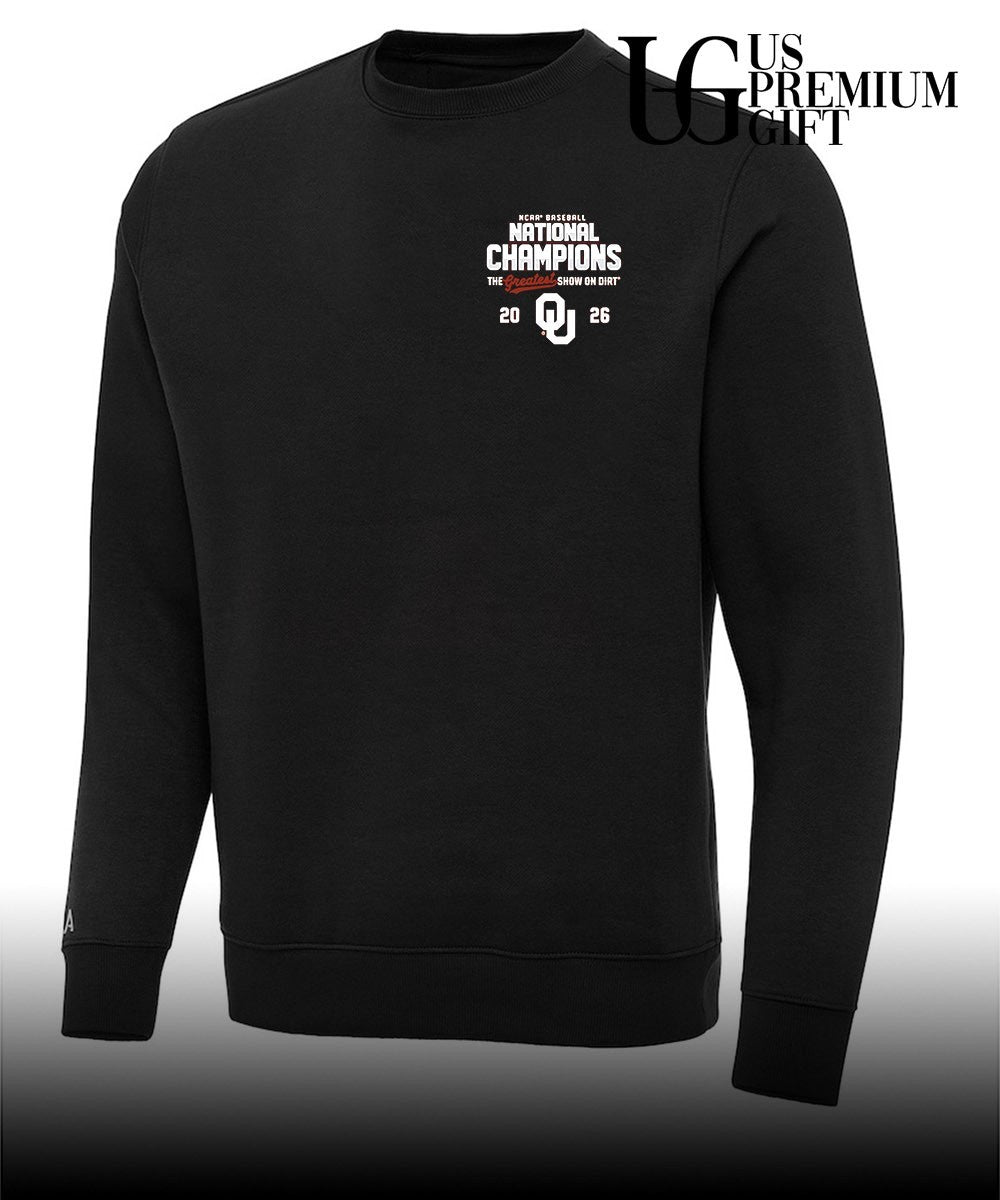 Oklahoma Sooners NCAA Baseball National Champions The Greatest Show on Dirt 2026 shirt Unisex