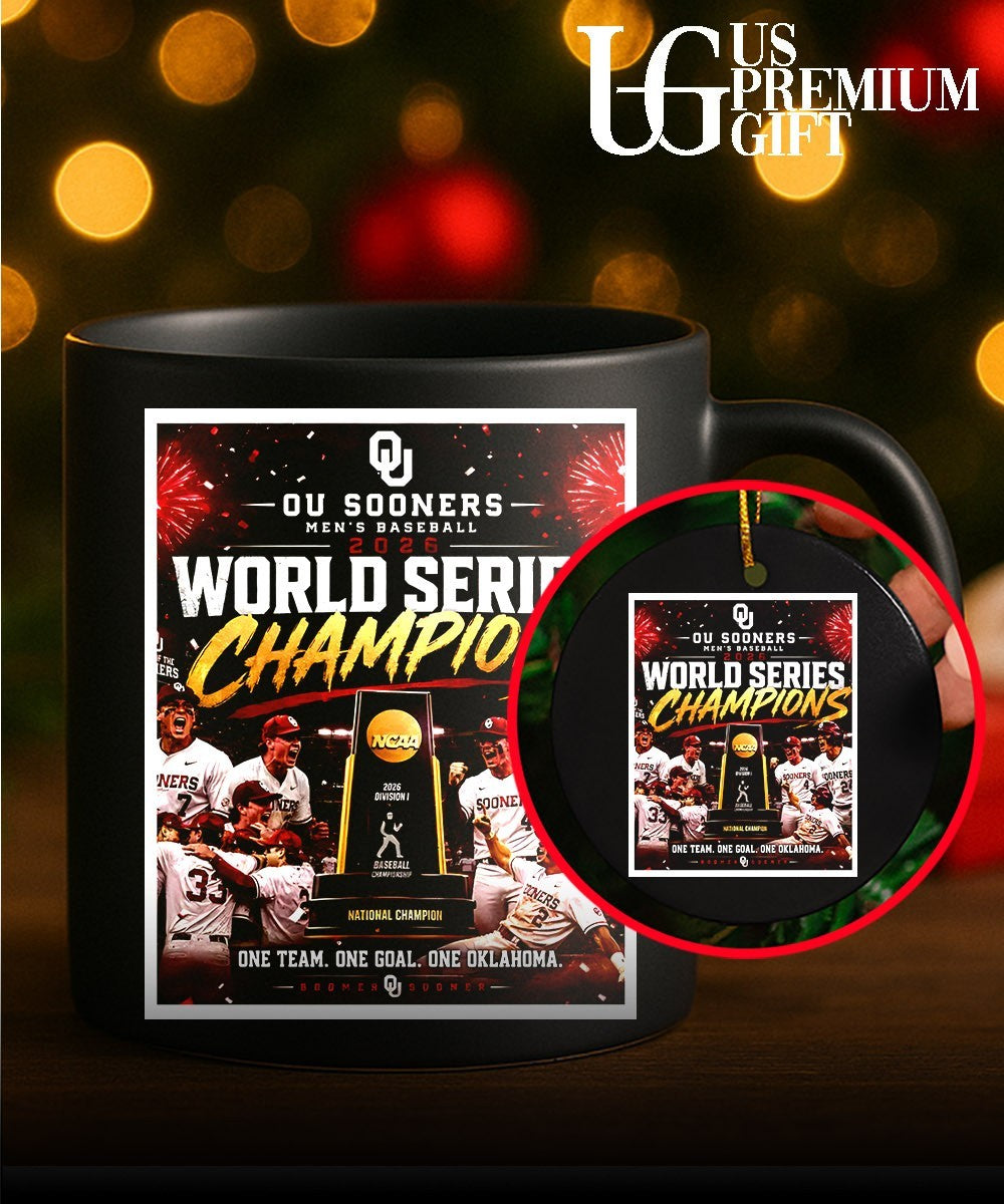 Oklahoma Sooners NCAA Men’s Baseball 2026 World Series Champions One Team Goal shirt Unisex