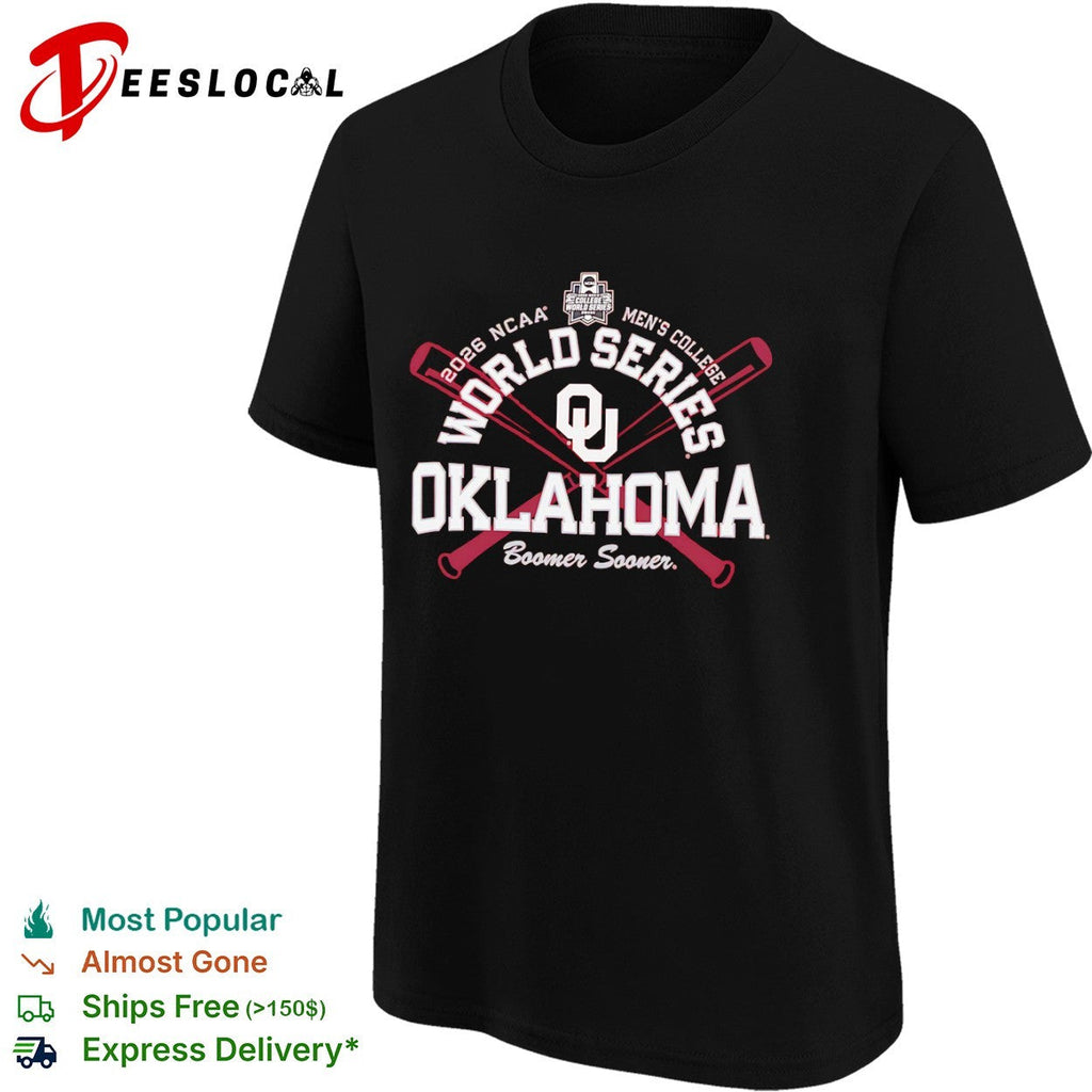 Oklahoma Sooners NCAA Men’s College World Series 2026 shirt Unisex