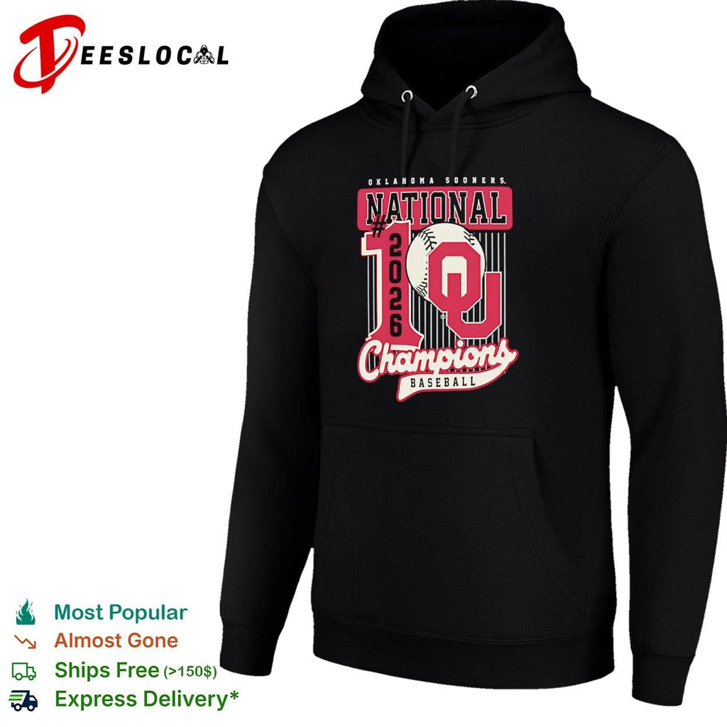 Oklahoma Sooners National 2026 Champions Baseball shirt Unisex
