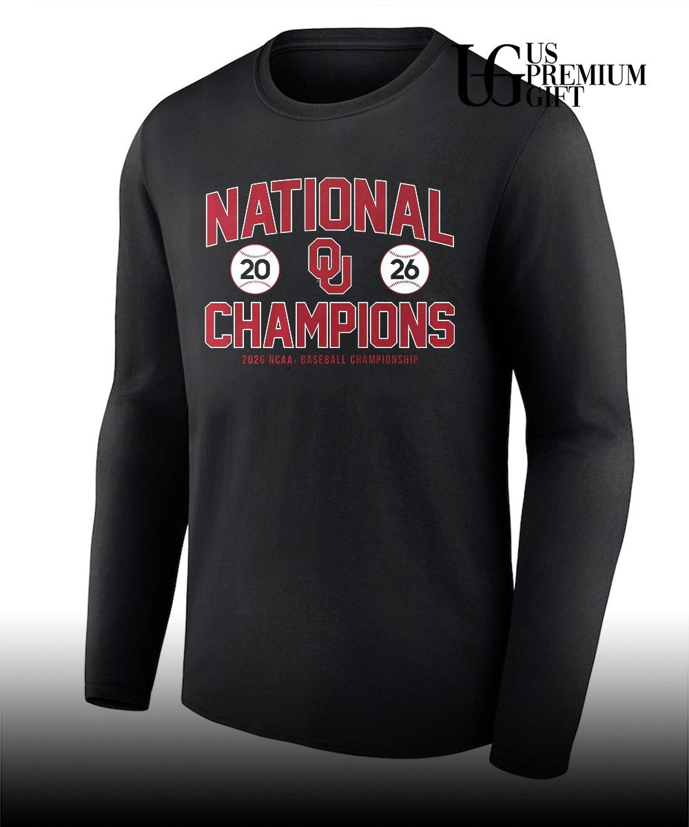 Oklahoma Sooners National 2026 Champions NCAA Baseball Championship shirt Unisex