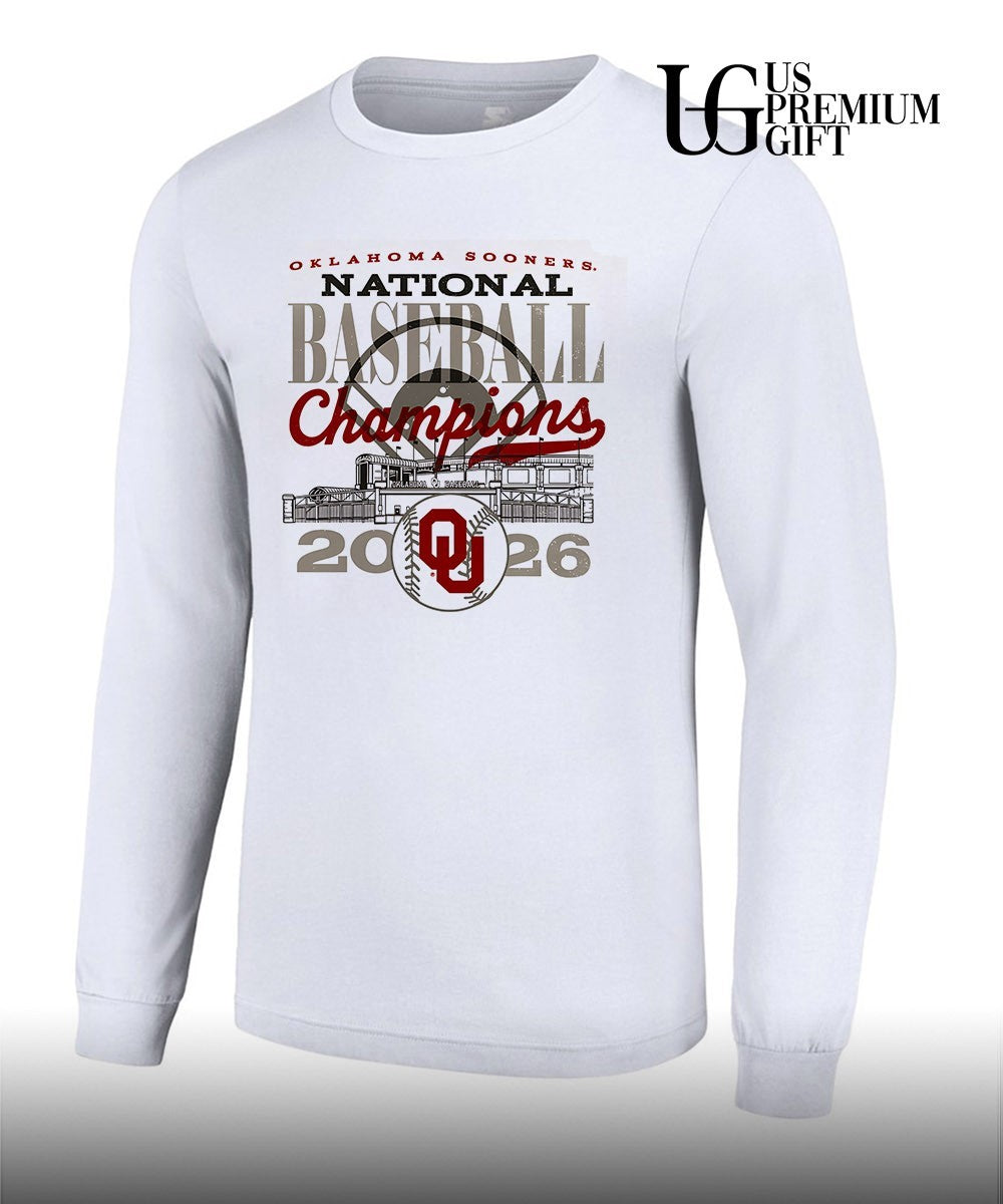 Oklahoma Sooners National Baseball Champions 2026 NCAA College Sport shirt Unisex