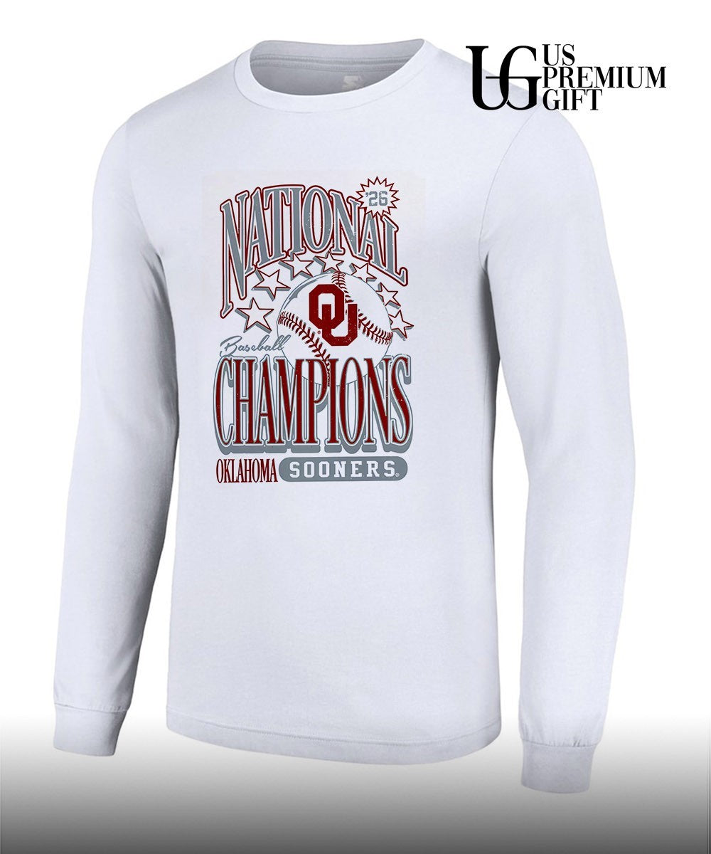 Oklahoma Sooners National Baseball Champions ’26 shirt Unisex