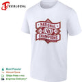 Oklahoma Sooners National Champions 20 26 NCAA Baseball logo shirt Unisex
