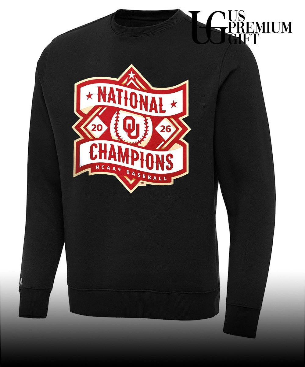 Oklahoma Sooners National Champions 2026 NCAA Baseball shirt Unisex