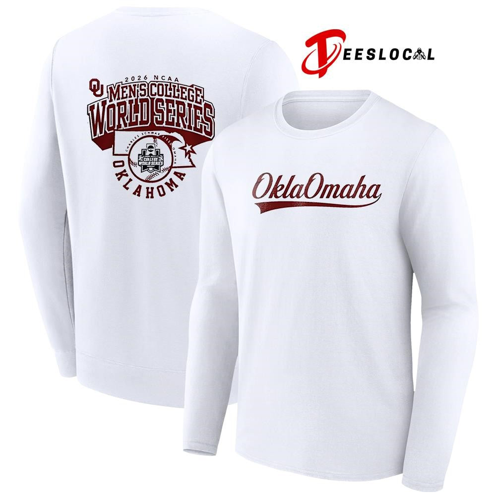 Oklahoma Sooners OklaOmaha NCAA Baseball Men’s College World Series graphic shirt Unisex