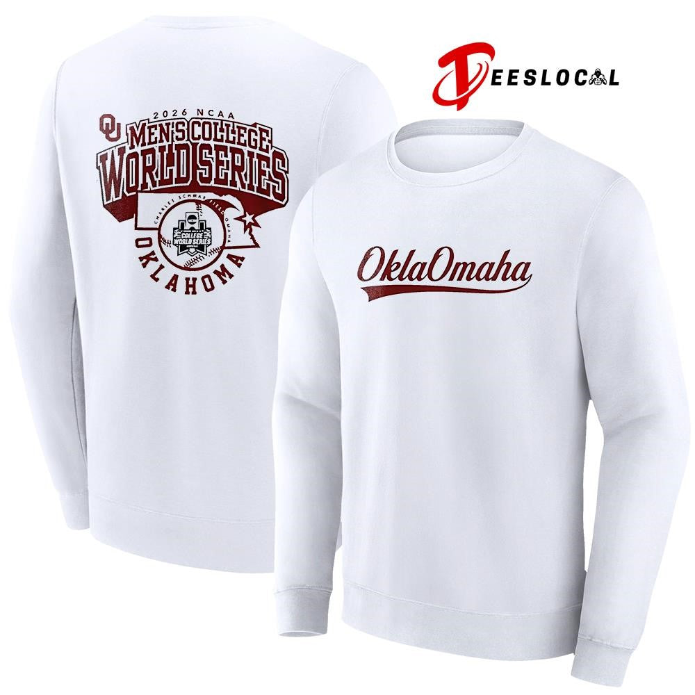 Oklahoma Sooners OklaOmaha NCAA Baseball Men’s College World Series graphic shirt Unisex