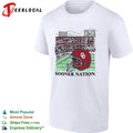 Oklahoma Sooners Sooner Nation football stadium helmet OU shirt Unisex