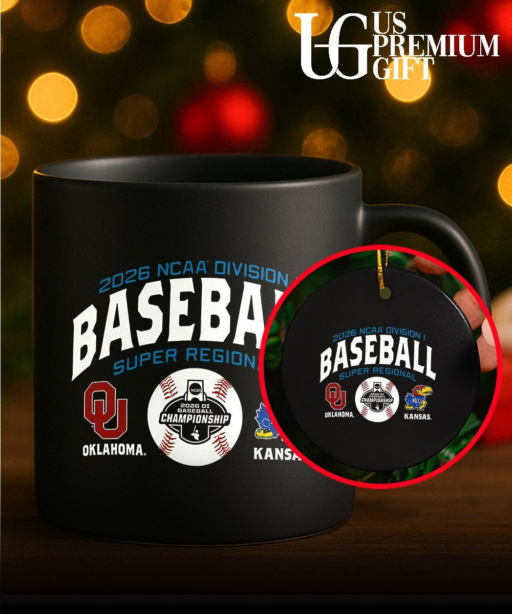 Oklahoma Sooners and Kansas Jayhawks 2026 NCAA Division I Baseball Super Regional shirt Unisex