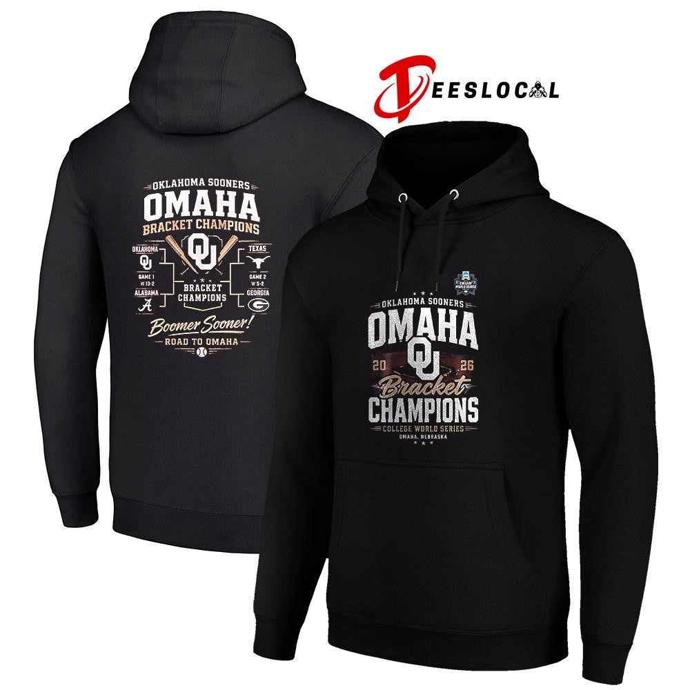 Oklahoma Sooners bracket champions college world series Omaha boomer Sooner graphic shirt Unisex