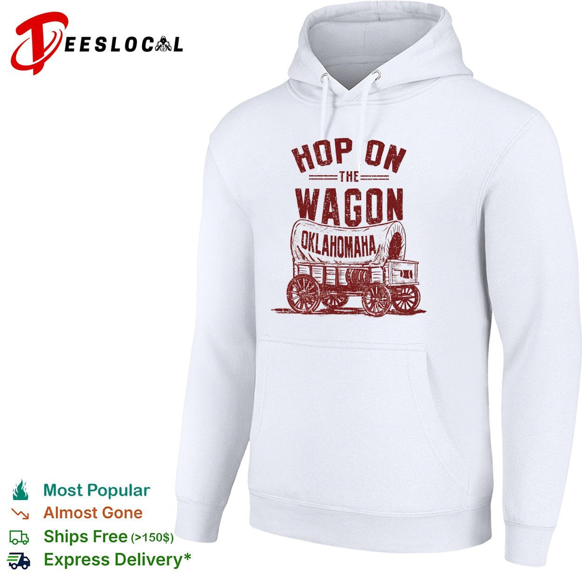 Oklahoma Sooners hop on the wagon Oklahomaha shirt Unisex