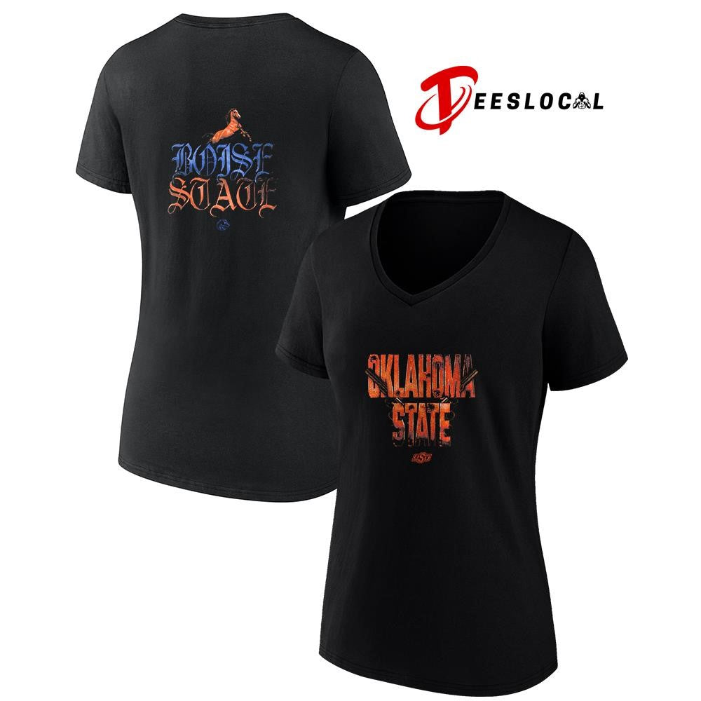 Oklahoma State Cowboys Boise State horse graphic shirt Unisex