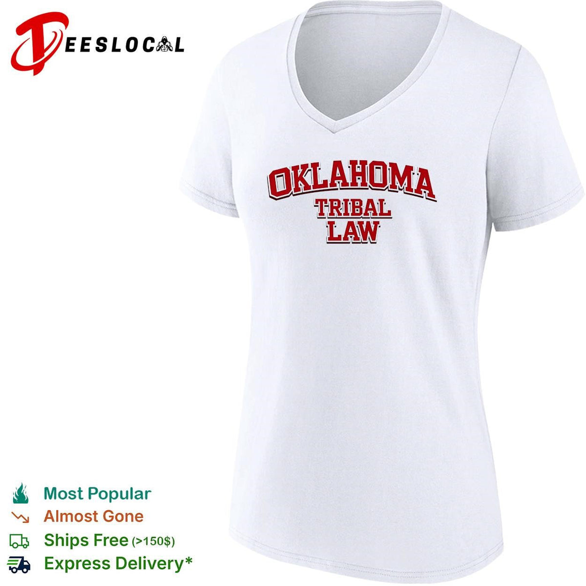 Oklahoma tribal law bold text shirt Unisex
