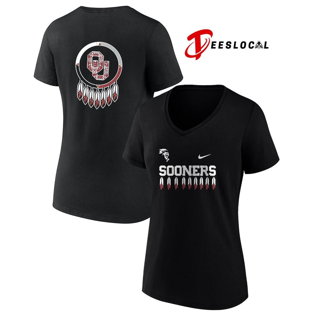 OklahomaSoonersNCAANativeAmericanheritagemonthdreamcatchertextshirt Unisex