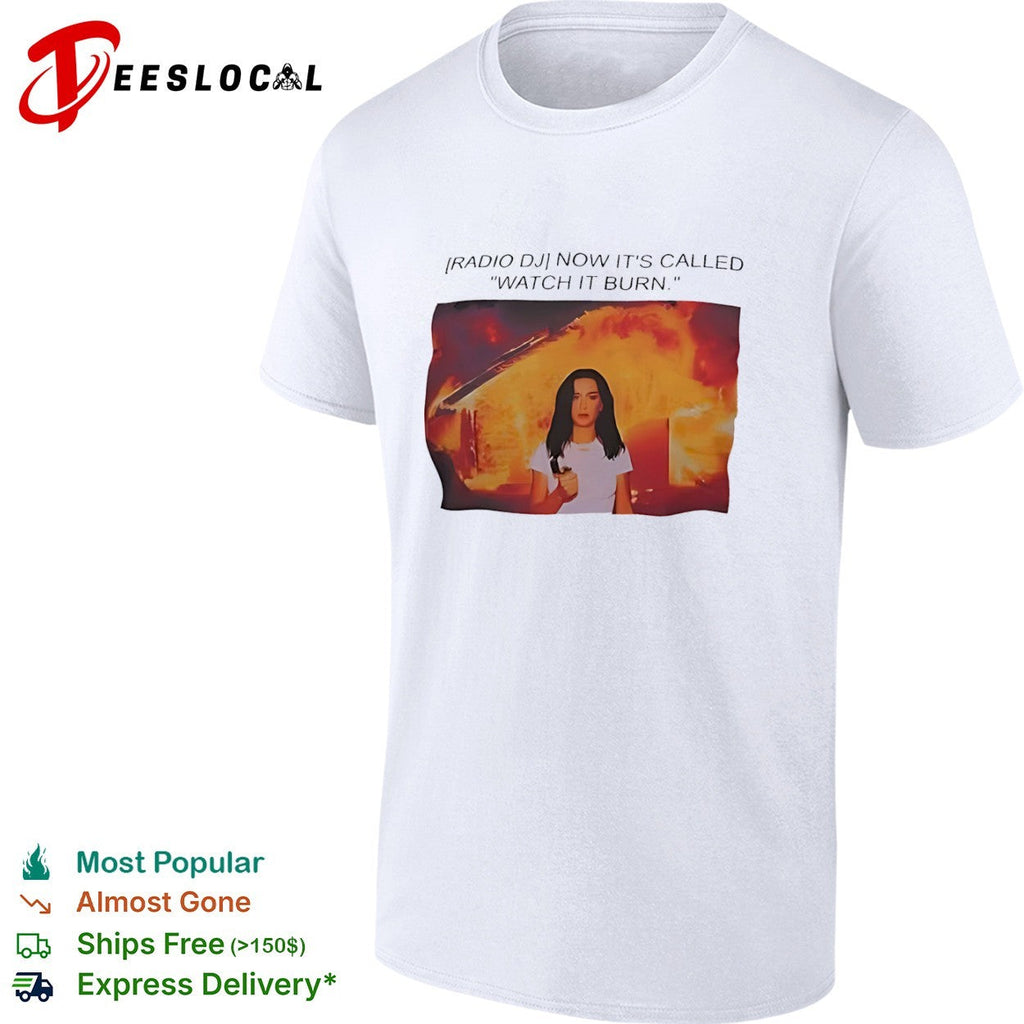 Olivia Rodrigo Radio DJ now it is called watch it burn shirt Unisex