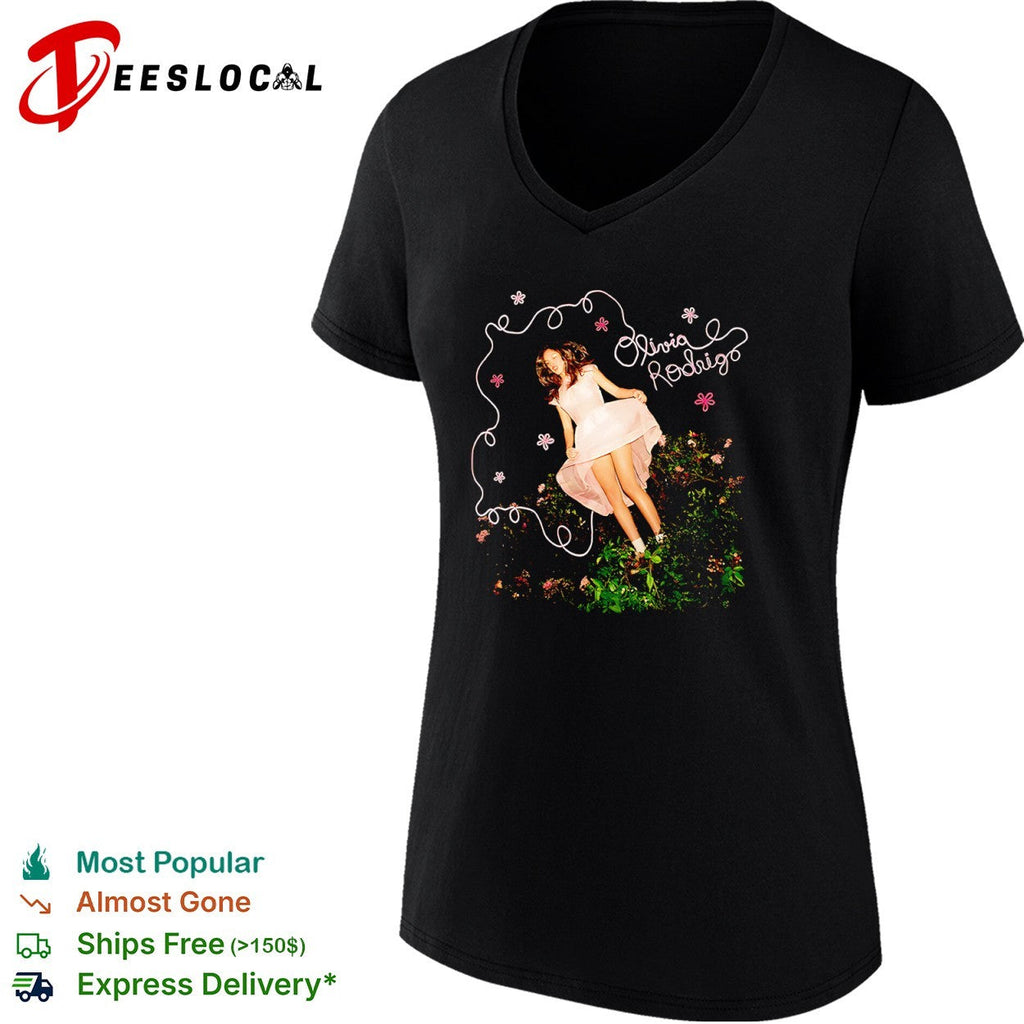 Olivia Rodrigo floral script shirt Unisex