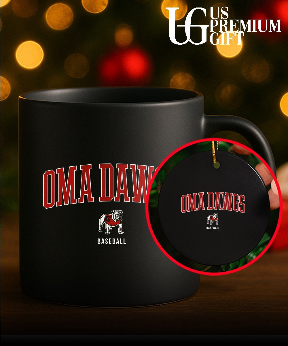OmaDawgs Georgia Bulldogs baseball shirt Unisex