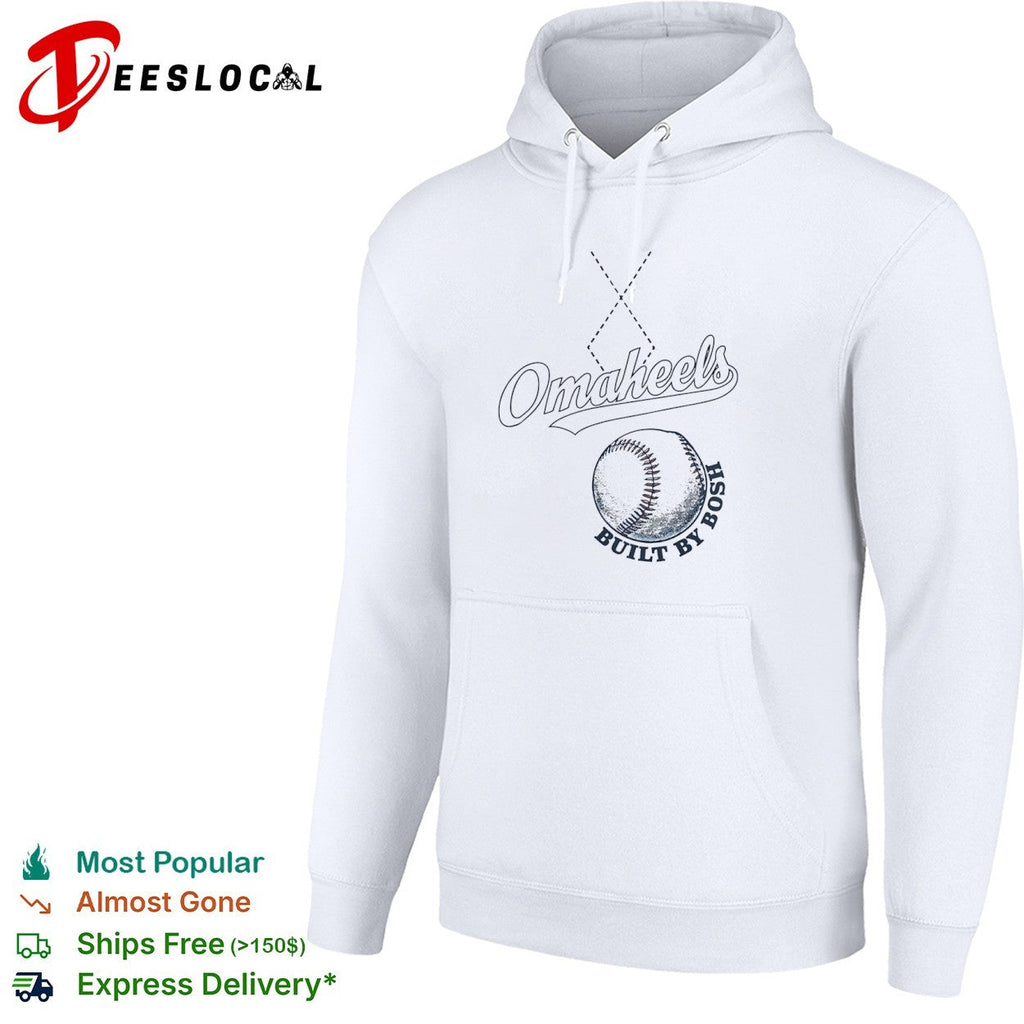 Omaheels Built by Bosh Baseball Team logo shirt Unisex