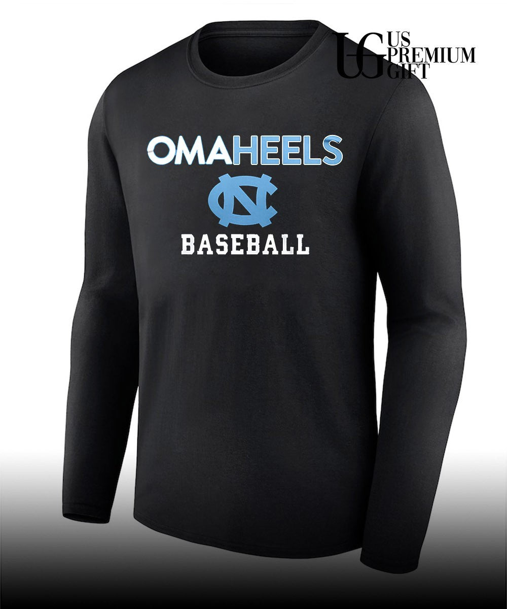 Omaheels North Carolina Tar Heels 2026 Baseball NCAA College World Series logo shirt Unisex