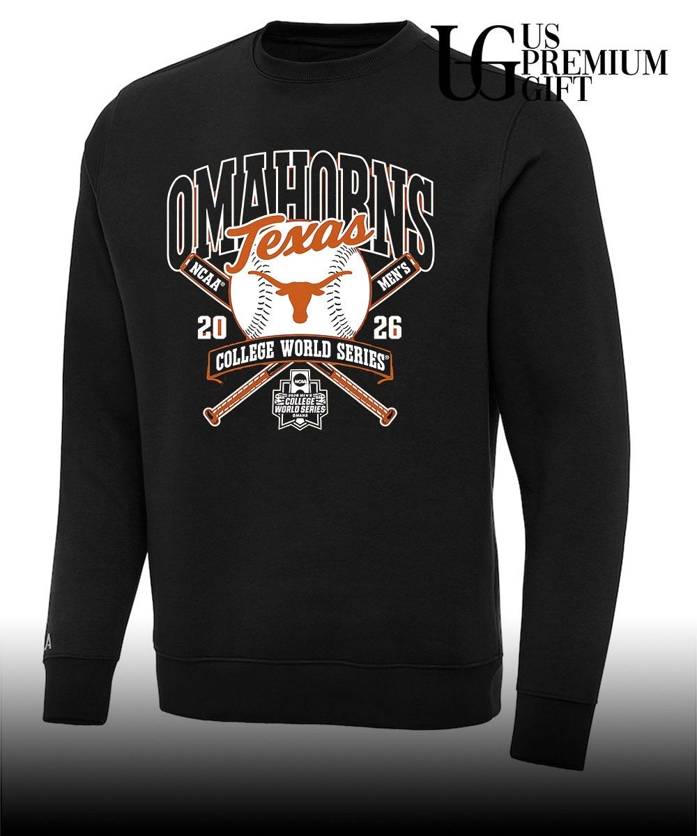 Omahorns Texas Longhorns 2026 Baseball NCAA Men’s College World Series shirt Unisex