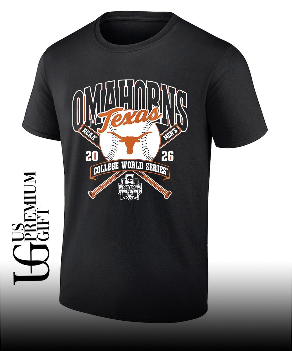 Omahorns Texas Longhorns 2026 Baseball NCAA Men’s College World Series shirt Unisex