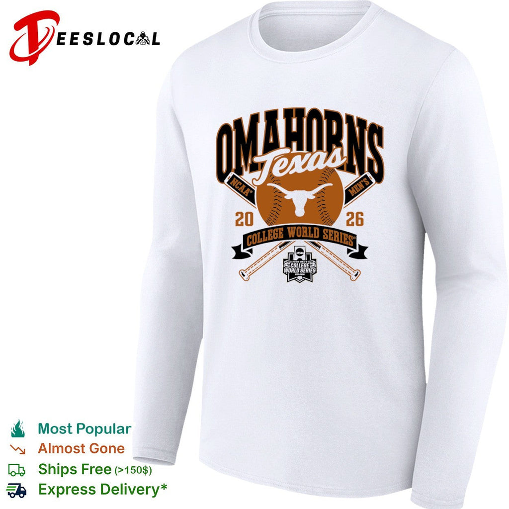 Omahorns Texas Longhorns 2026 NCAA College World Series shirt Unisex