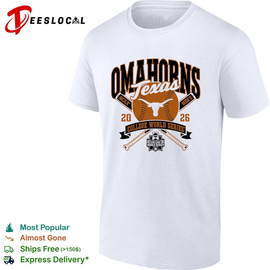 Omahorns Texas Longhorns 2026 NCAA College World Series shirt Unisex