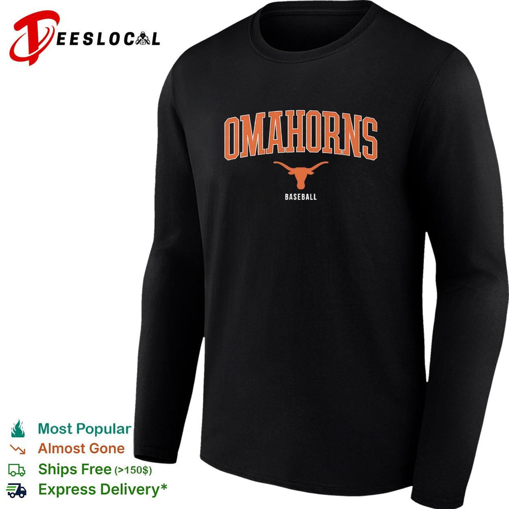 Omahorns Texas Longhorns College World Series baseball Omaha shirt Unisex