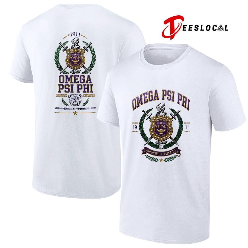 Omega Psi Phi manhood scholarship perseverance uplift graphic shirt Unisex
