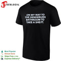 On my way to the genderless bathroom to take a she it shirt Unisex