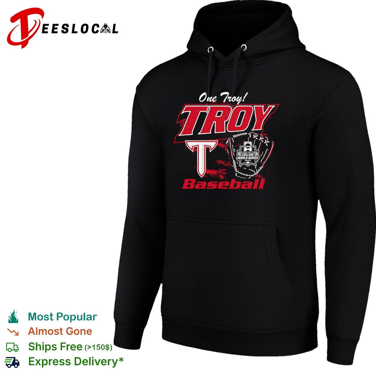 One Troy Troy Baseball 2026 NCAA Men’s College World Series Omaha shirt Unisex