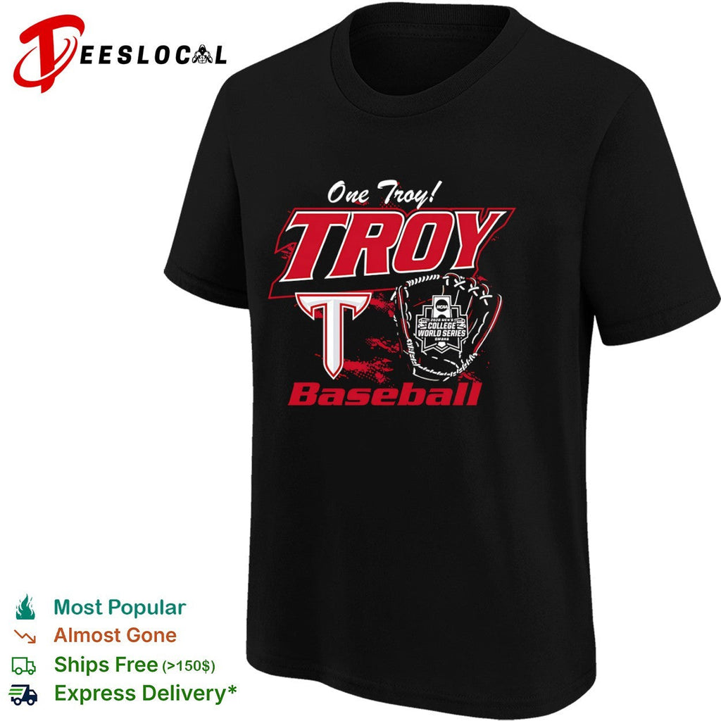 One Troy Troy Baseball 2026 NCAA Men’s College World Series Omaha shirt Unisex