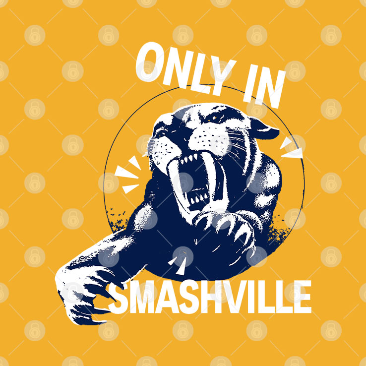 Only In Smashville Nashville Predators T Shirt Unisex