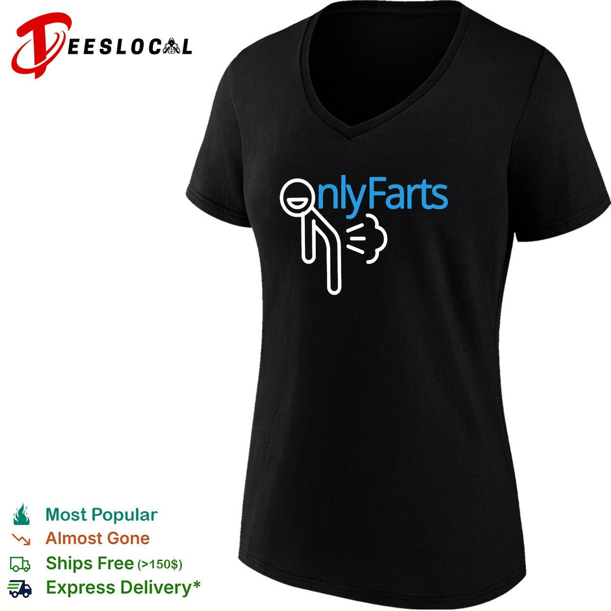 OnlyFarts farting shirt Unisex