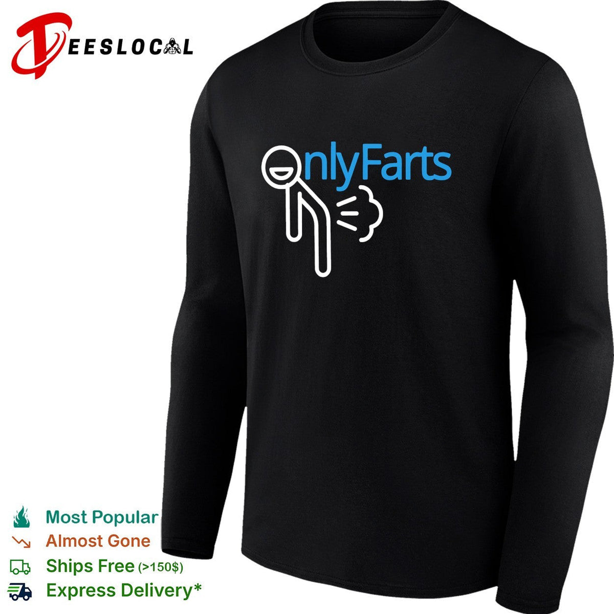 OnlyFarts farting shirt Unisex