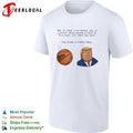 Orange sack of leather versus basketball Trump Knicks political humor shirt Unisex