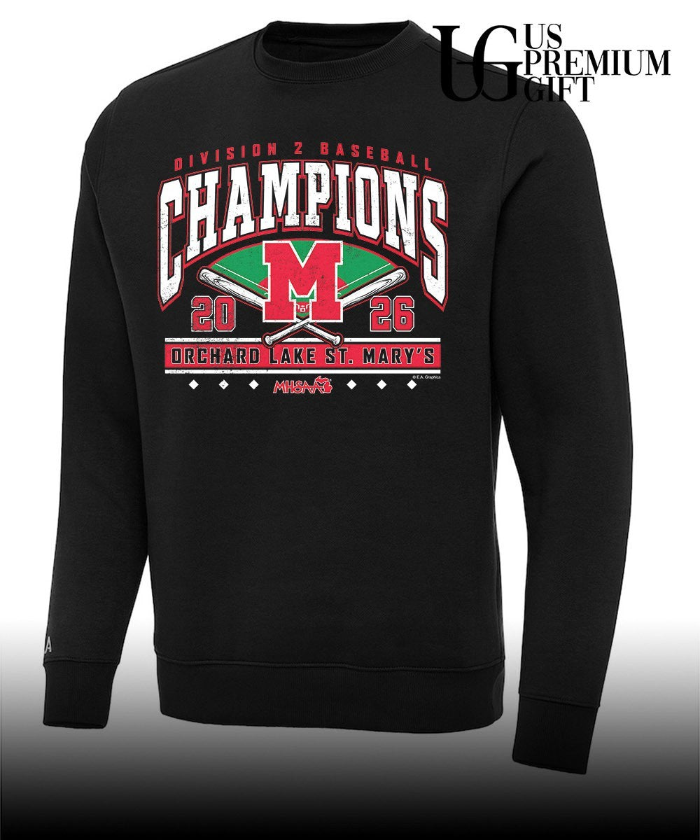 Orchard Lake St. Mary’s MHSAA Baseball D2 Champions 2026 shirt Unisex