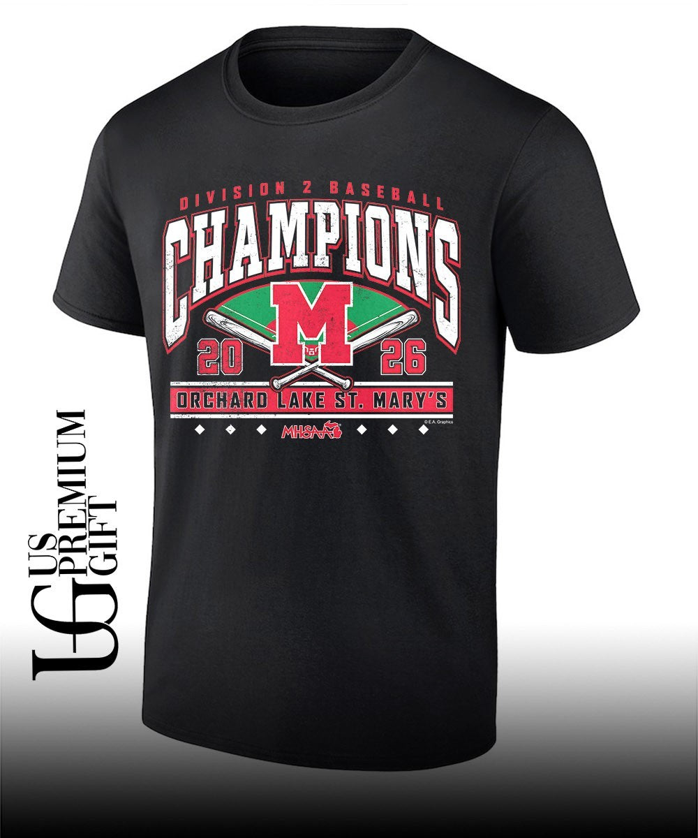 Orchard Lake St. Mary’s MHSAA Baseball D2 Champions 2026 shirt Unisex