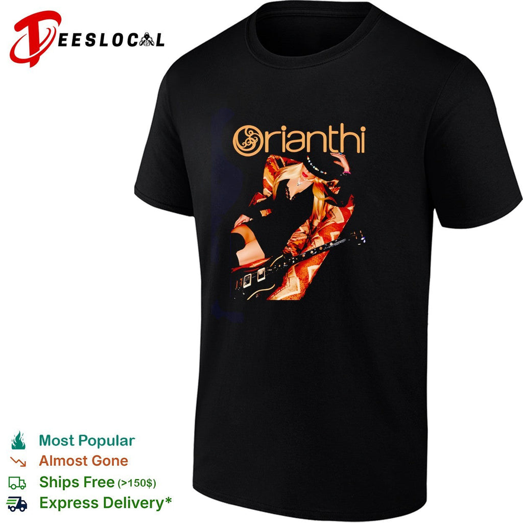 Orianthi holding guitar shirt Unisex
