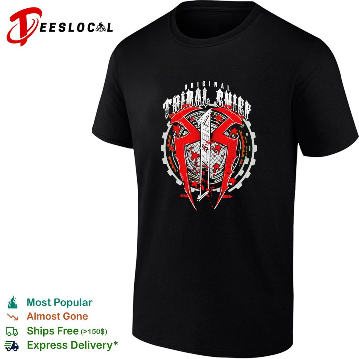 Original tribal chief shield shirt Unisex