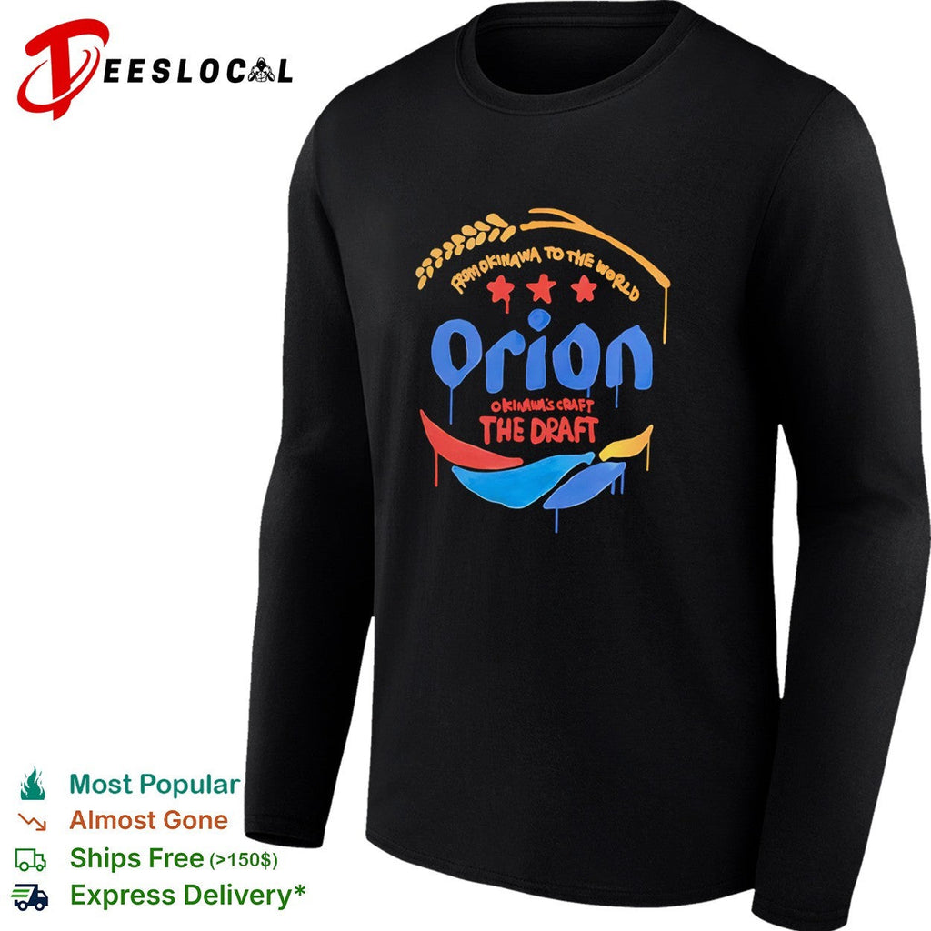 Orion from Okinawa to the world Okinawas craft the draft beer brand logo shirt Unisex