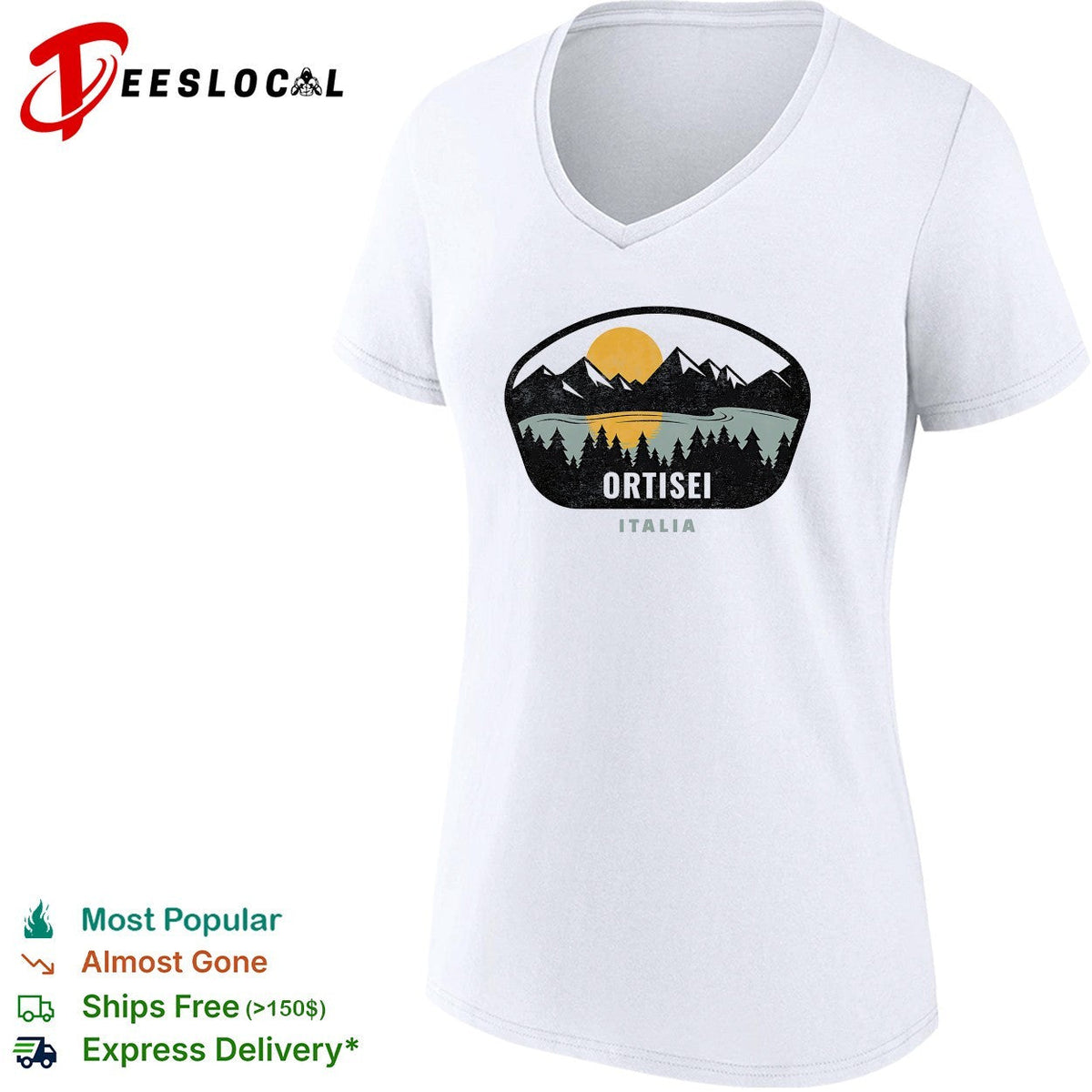 Ortisei Italia mountain shirt Unisex