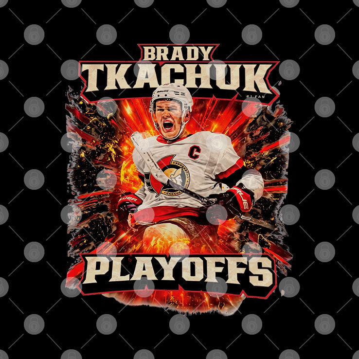 Ottawa Senators Brady Tkachuk Playoffs T Shirt Unisex