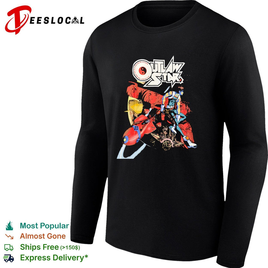Outlaw Star Future Hero Next Generation Gene Starwind Anime Space Series shirt Unisex