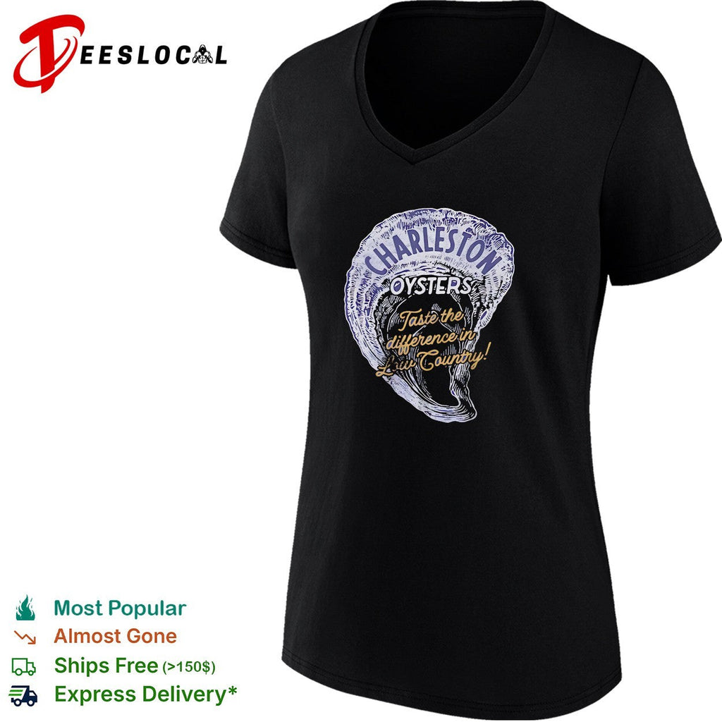 Oysters taste the difference low country vintage badge shirt Unisex