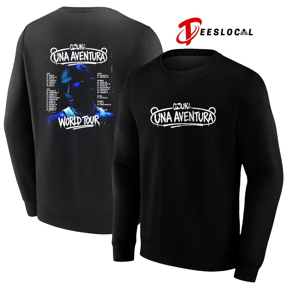 Ozuna Una Aventura world tour schedule dates graphic shirt Unisex