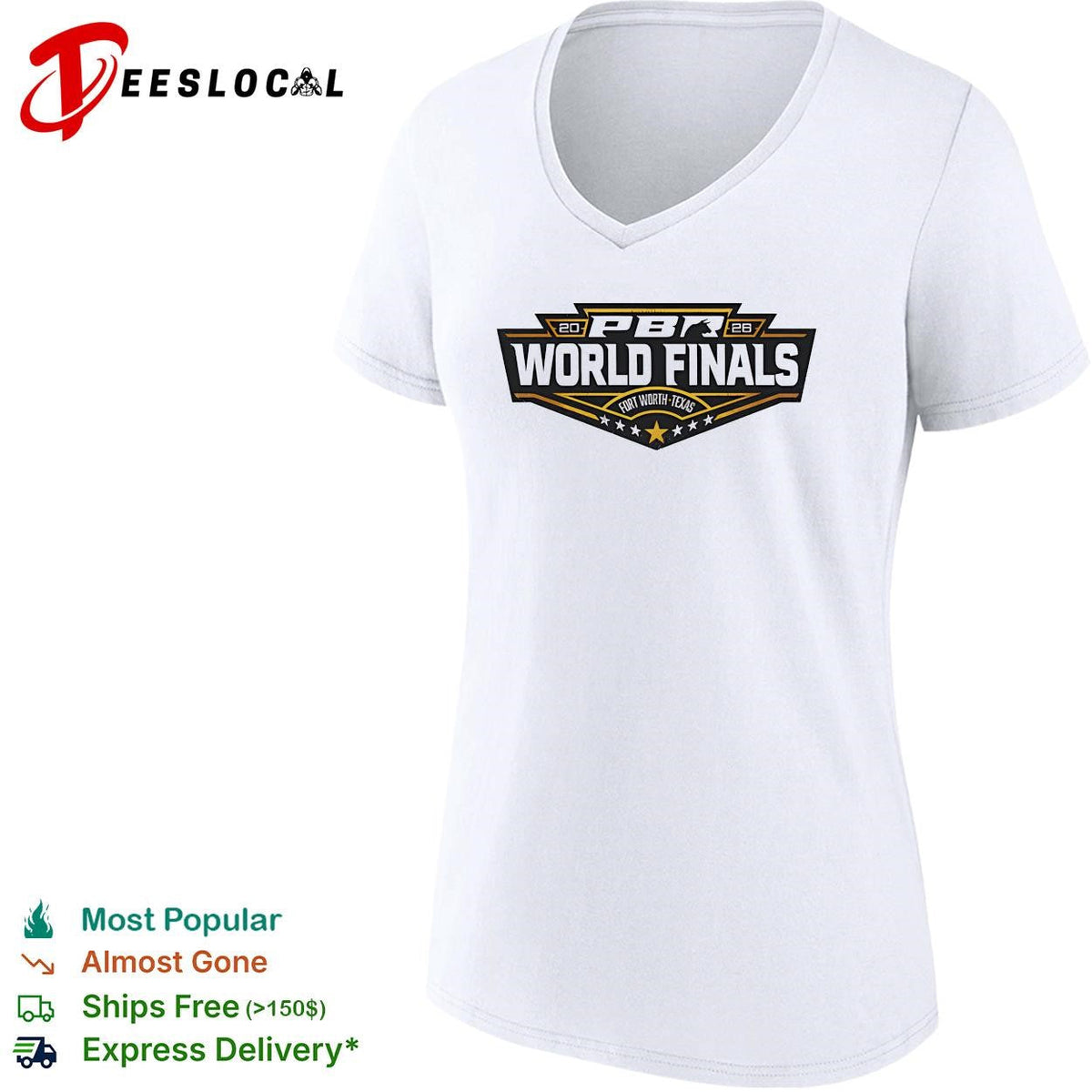 PBR World Finals Fort Worth Texas 2026 logo graphic shirt Unisex