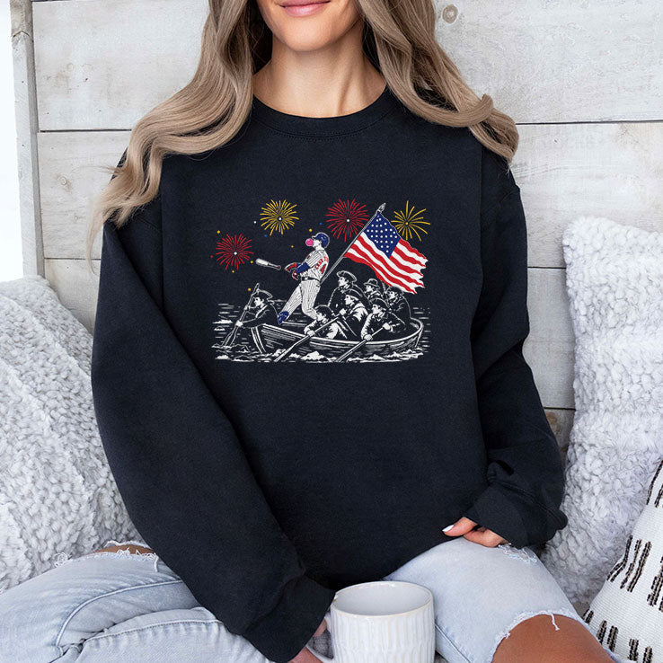 PCA Cubs Crossing The Delaware 4th of July T Shirt Unisex